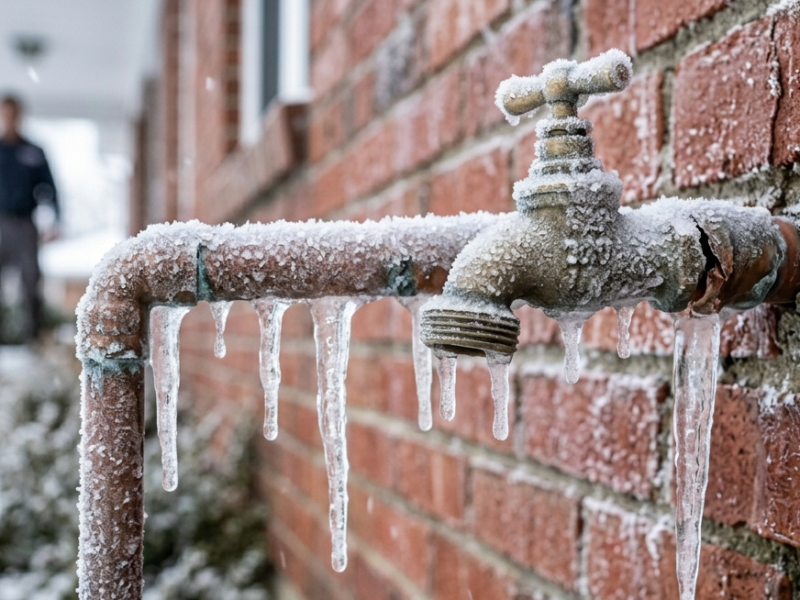Frozen Pipes In Lansing, MI – How To Prevent Them And What To Do If One Bursts